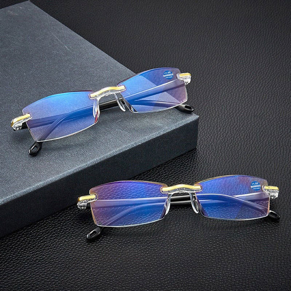 LENTES FILTRO AZUL TR90 TITANIUM ¡CÓMPRALOS 1 Y LLEVATE 2 HOY! + ESTUCHE DE GAFAS